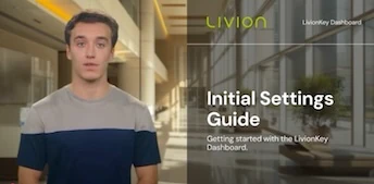 LivionKey Dashboard initial settings tutorial thumbnail