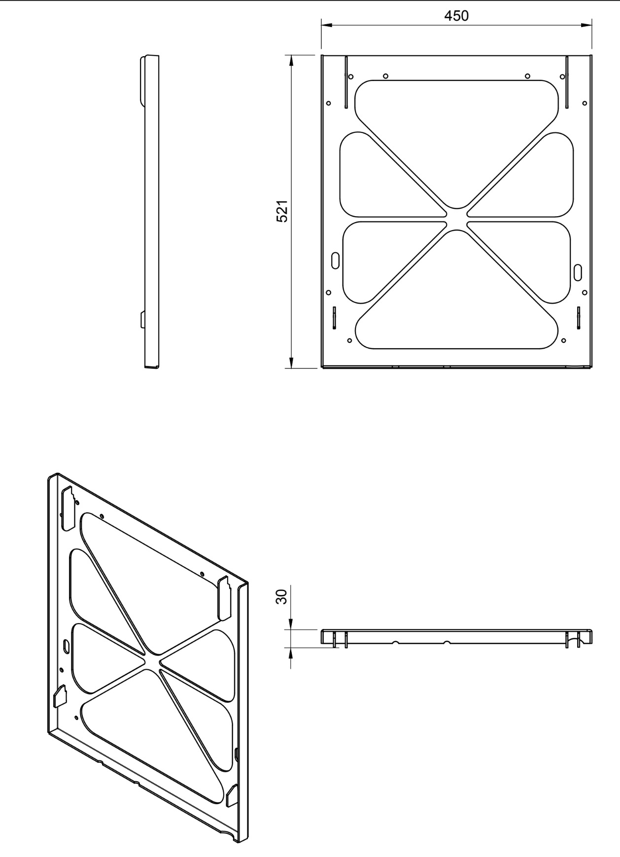 LivionKey30 Wall Mount Schematic